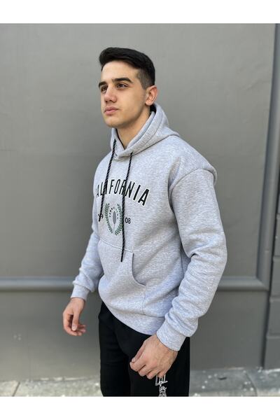 Polviton Φούτερ με κουκούλα Oversize - Χοντρό επένδυση εσωτερικά