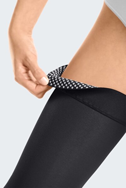 medi Duomed/ccl 2 Diz Üstü Silikon Bantlı Açık Burun Çorabı