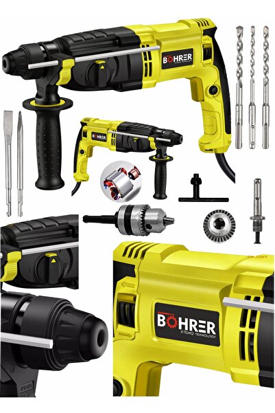 BÖHRER Yellow 2450w Bakır Sargılı Metal Şanzıman Kırıcı Delici Hilti +5 Adet ...