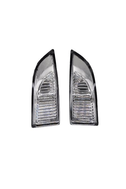ALPHA AUTO PART Megane 3, Fluence Için Ayna Sinyali Beyaz Sağ- Sol Set
