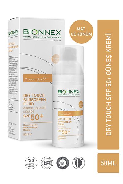 Bionnex Preventiva Dry Touch Sunscreen High Protection Fluid Spf50+