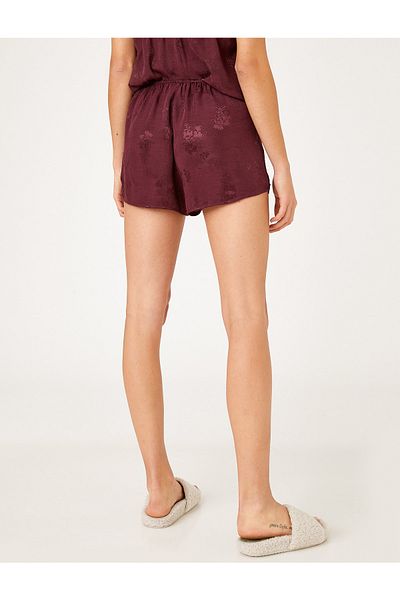 Koton Pantaloni scurți din satin Jacquard