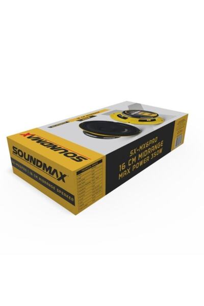 Soundmax Sx-mx6pro 16 Cm Midrange Hoparlör 350 Wat Maximum Power 150 Watt Rms Power