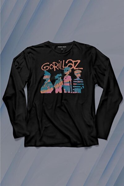 Kendim Seçtim Damon Albarn Gorillaz 2D Rock Blur - Feel Good Urban μακρυμάνικ...