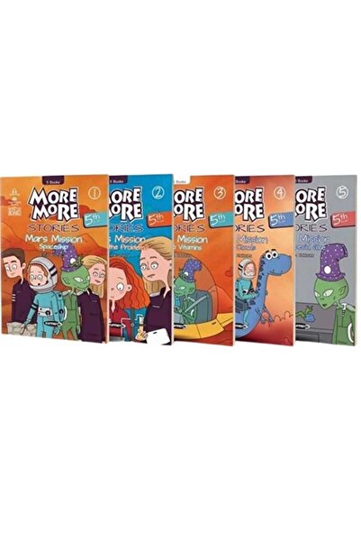 Kurmay Yayınları 5. Sınıf More More Stories 5 Li Hikaye Seti Kurmay Elt / Kol...