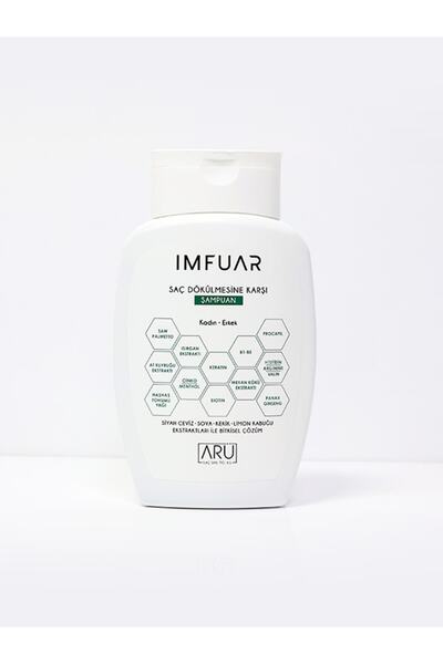 IMFUAR Saç Dökülmesine Karşı Bitkisel Şampuan 300 ml 22 Farklı Aktif Madde