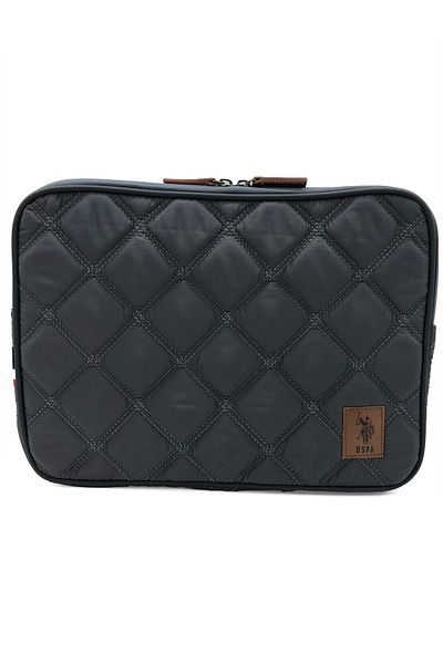 U.S. Polo Assn. Macbook Air - Macbook Pro 13&13,3 ιντσών συμβατή θήκη φορητού υπολογιστή Quilted Stone