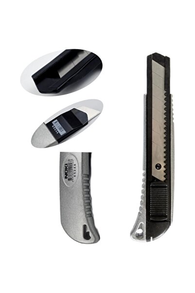 Noki Profesyonel Metal Gövde Geniş Bıçaklı Maket Bıçağı