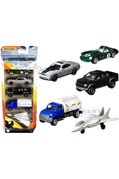 Matchbox Beşli Araba Seti Topgun Maverick Gpf95