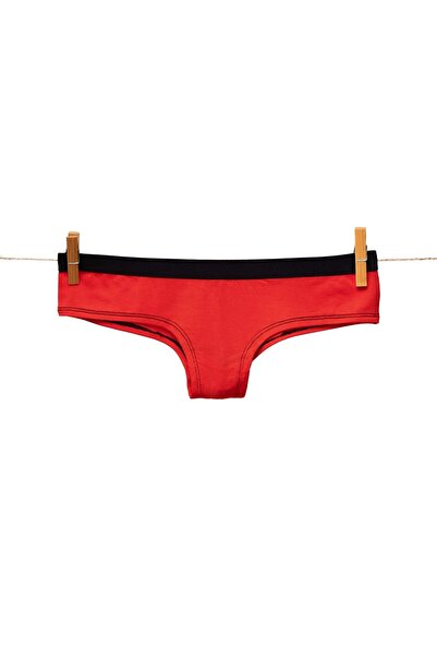 Kadın Kırmızı Mikromodal Cheeky Redlight