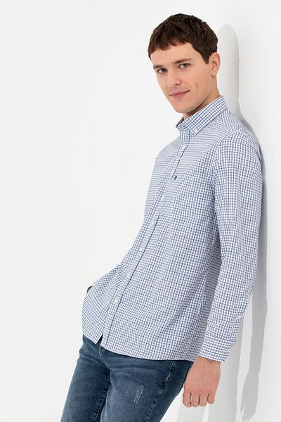 Pierre Cardin Ανδρικό πουκάμισο Navy Blue