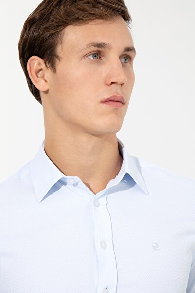 Pierre Cardin Ανδρικό πουκάμισο γαλάζιο - Άνετη εφαρμογή