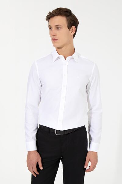 Pierre Cardin Ανδρικό λευκό πουκάμισο