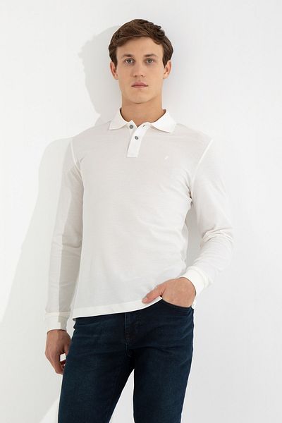 Pierre Cardin Ανδρικό φούτερ Ecru