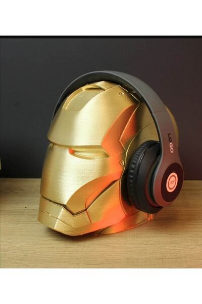 Genel Markalar Ironman Helmet Kask Dekor Kulaklık Standı