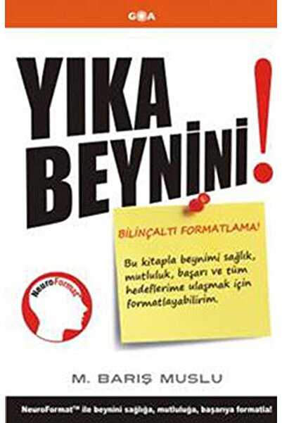 Goa Basım Yayın Yıka Beynini - M. Barış Muslu (11/18 CM EBADI)