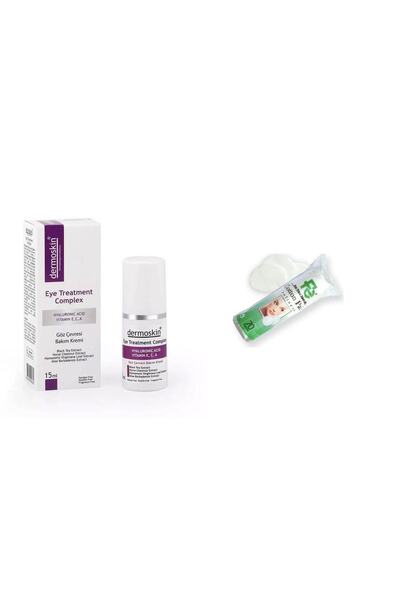 Fe Dermoskin Eye Treatment Complex 15 ml + Makyaj Temizleme Pamuğu