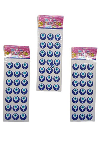 Esmay Αυτοκόλλητο με χάντρες του κακού ματιού