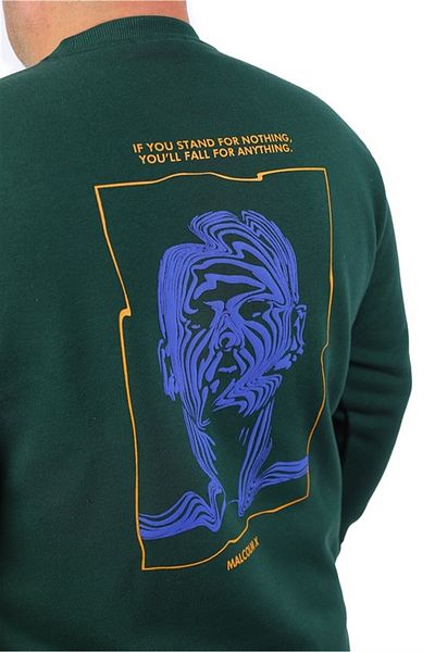 Starbattal Ανδρικός ιδρώτας μεγάλου μεγέθους Malcolmx 22735 Νέφτι