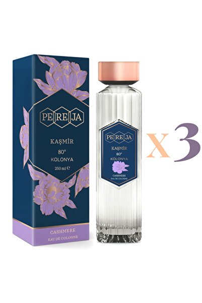 Pereja Parfümlü Kolonya Kaşmir 250ml 3 Lü Set