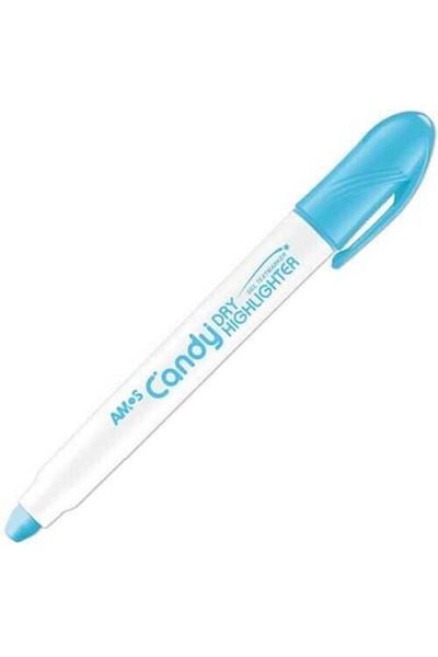 Amos Amos Highlighter Pastel Gel Pen - Dry Blue Hlcdab 12 Pieces