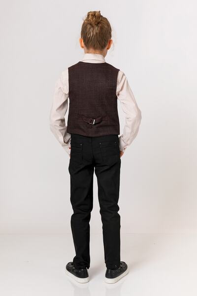 incity Boy's Burgundy Vest