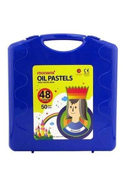 Monami Oıl Bagged Pastel Paint 48 Color Blue Color