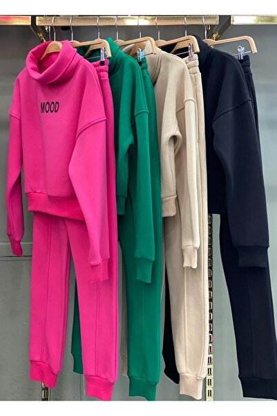 Maydonos Fukszia garbós tréningruha szett