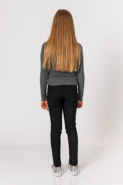 incity Girl's Gray Knitwear Bady