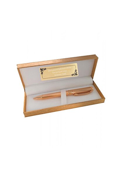 PİGADO Özel Notlu Kutusunda Metal Tükenmez Kalem