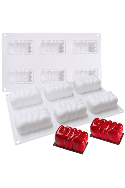 adarya Profesyonel Love Silikon Pasta Kek Kalıbı