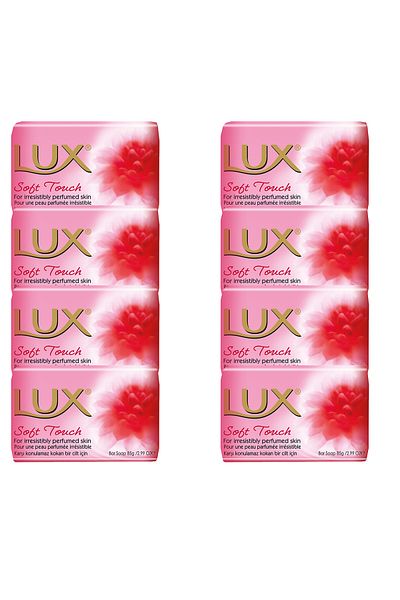 LUX 8 pcsLuxury Soap Pink 80 GrSoft Touch