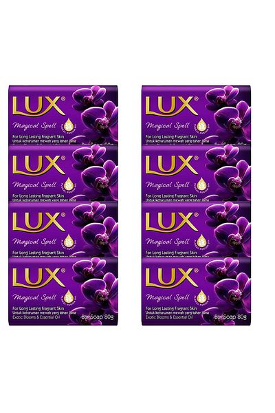 LUX 8 pcsLuxury Soap Purple 80 GrMagical Spell