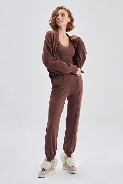 JOIN US Dikiş Detaylı Jogger Triko Pantolon