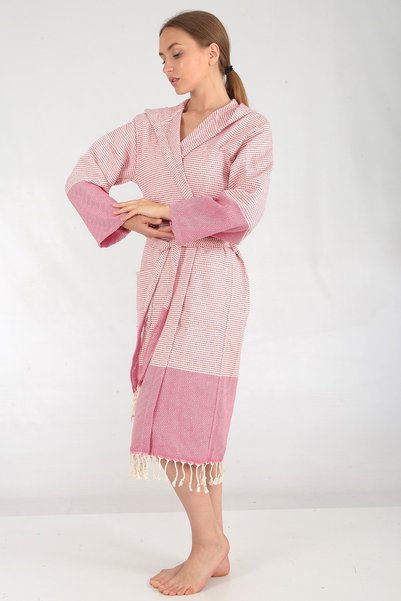 Buldan Concept Dilay Loincloth Bathrobe Pink