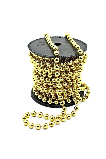 Happyland Christmas Gold Chain Ornament 10 Meters Pearl Pine Tree Ornament Ch...