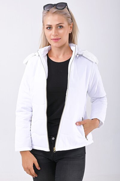 Mothermood Günlük Kürklü Şişme Kadın Mont