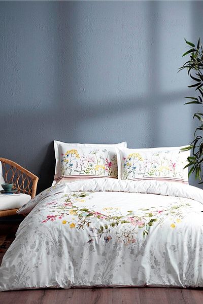 Özdilek Jardin De Flor - Σετ Παπλωματοθήκη και Σεντόνια με διπλό ελαστικό