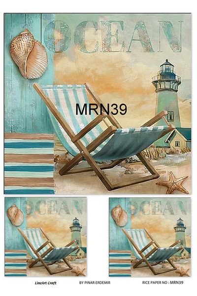 LİNEART Brass Decopage Paper La-mrn39