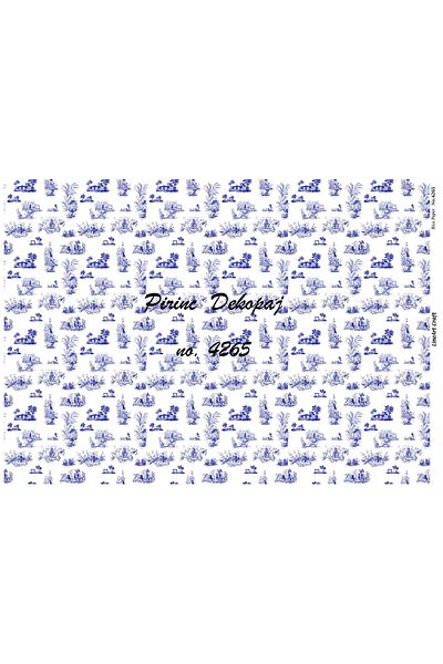 LİNEART Brass Decopage Paper La-4265