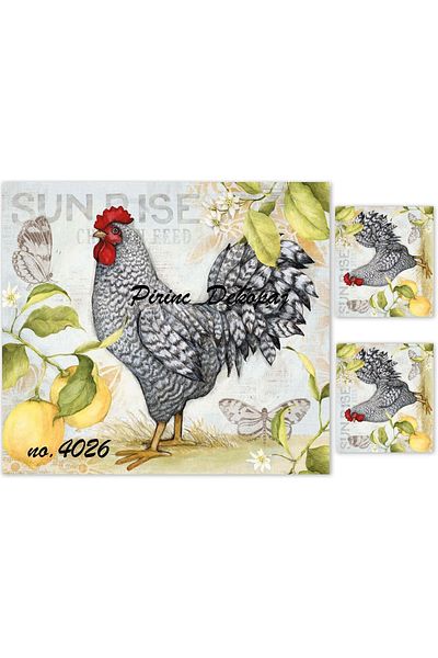 LİNEART Brass Decopage Paper La-4026