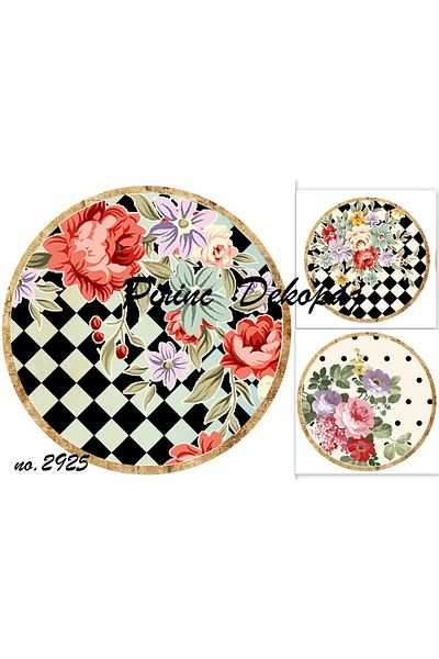 LİNEART Brass Decopage Paper La-2925