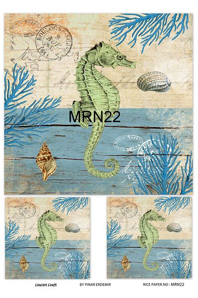 LİNEART Brass Decopage Paper La Mrn22