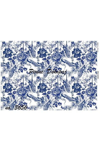 LİNEART Brass Decopage Paper La-3656