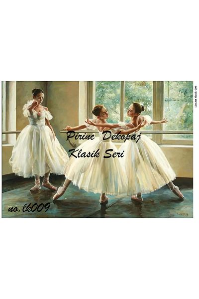 LİNEART Brass Decopage Paper La-lk009