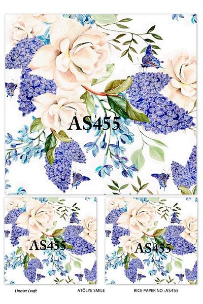 LİNEART Brass Decopage Paper La-as455
