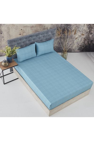 ŞENER HOME Bumbac supradimensionat - 2 fețe de pernă cu clapă 180x200cm, cearșafuri și cearșafuri