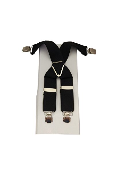 Kemer Dünyası Γερμανική μεταλλική κρεμάστρα παντελονιών με 4 κλιπ, μαύρη πολυτελής