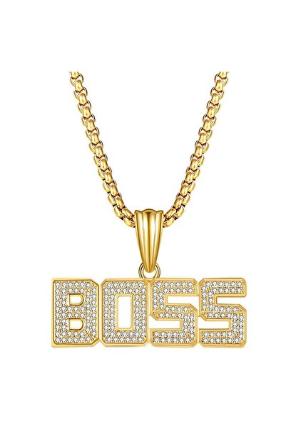 Schulzz Boss Patron Thug Life Hip Hop Unisex Kolye Zinciri