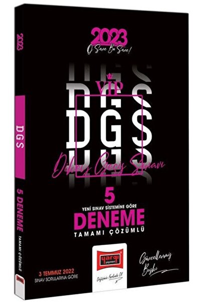 Yargı Yayınları Yargı 2023 Dgs Vıp 5 Deneme Çözümlü
